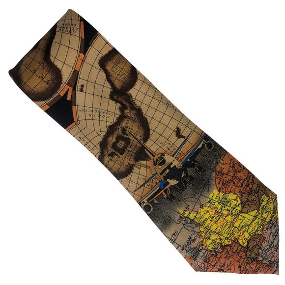 World Map Tie - Picture 2 of 5